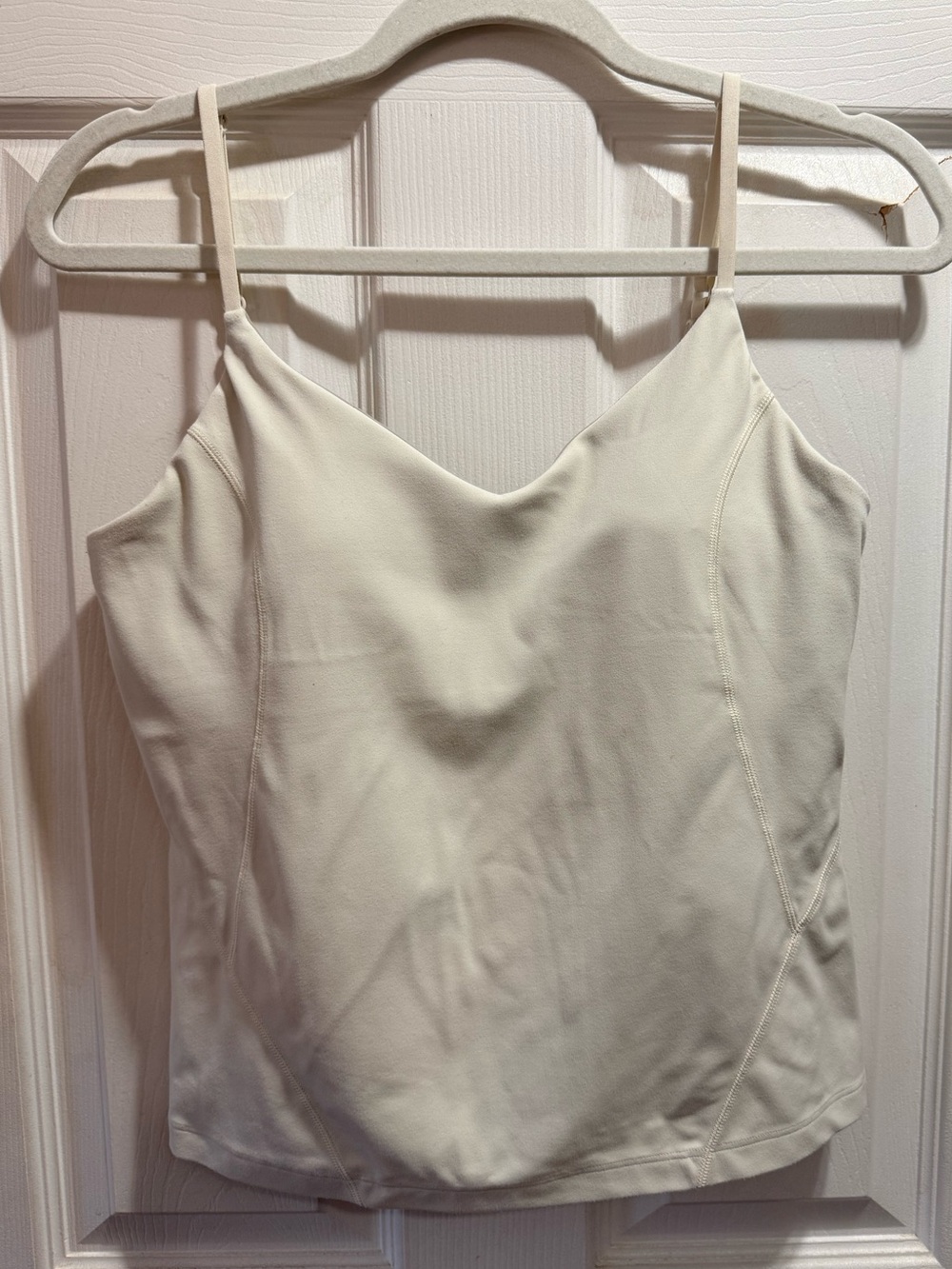 Lululemon Align Waist-Length Cami Tank Bone C/D Cup Size 8